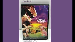 Opening to Babe Australian DVD