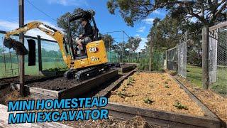 We bought a Mini Excavator for our Mini Homestead. Cat 301.5 Mini Excavator