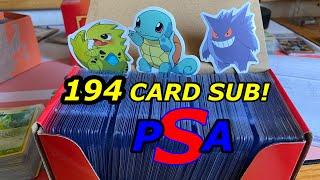 Sending in 194 Pokémon Cards to PSA!