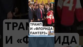 Трамп принял чемпионов НХЛ. Тюремная сделка с Сальвадором. Протесты против депортаций #новостисша