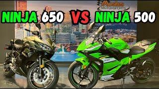 Ninja 650 vs Ninja 500: Which should you buy? 2025 Motorcycle review: #kawasaki #motovlog