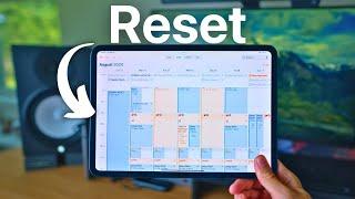 How to Plan For a Productive Week | Sunday Reset Routine