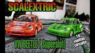 SCALEXTRIC..NEW BEETLE (SUPERSLOT)...nunca subestimes a un escarabajo