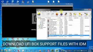 Download UFI Box support files with IDM