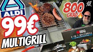 ALDI 99 €  Mulitgrill 4 in 1 im Test - 030 BBQ