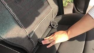 Universal PU Leather Seat Cover Installation Instruction