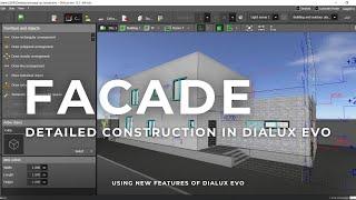 Facade Construction in Dialux Evo | Step-by-Step Tutorial