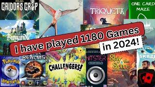 My Most Played Board Games of 2024!