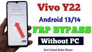 Vivo Y22 FRP Bypass Android 13 Without PC | Vivo V2207 Frp Unlock