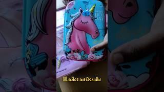 Opening big box  #unicorn and pencil case #pencilcase #herdreamstore #asmrvideo