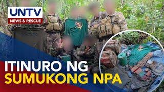 Dating miyembro ng NPA, itinuro ang mga nakatagong armas sa Mindoro