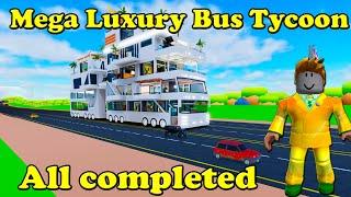 Roblox Mega Luxury Bus Tycoon All completed