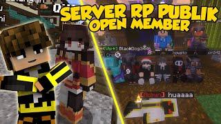 OPEN MEMBER SERVER ROLEPLAY MCPE DAN JAVA 1.20+