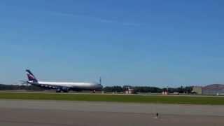 Airbus a330-300 VQ-BEQ Takeoff From Sheremetyevo Internaional Airport 20.08.2015