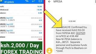 ksh 2000 per day trading on forex live WITHDRAW TO MPESA