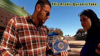 This Arabic Quran is fake.