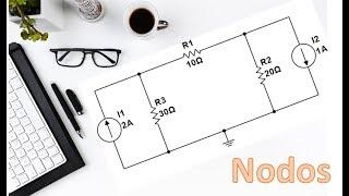 Análisis de nodos - Ley de corriente de kirchhoff (LCK)(Ejercicios 2)