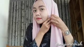 TUTORIAL PASHMINA CHIFFON CERUTI - QUICK TUTORIAL & SIMPLE 