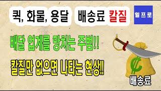 [퀵,화물,용달] 배송료 칼질만 없으면 아들한테 물려줄 직업!! #일프로