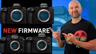 More LUMIX Firmware Updates!! LUMIX S5IIX, S5II, G9II, & GH7 