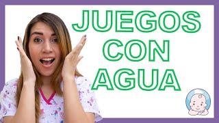 ¿ Cómo hacer JUEGOS con AGUA en CASA para BEBES y Niños ? tutorial con MISS LISS