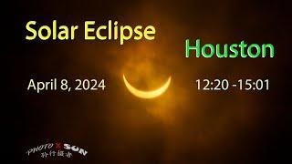 Solar Eclipse in Houston // 休斯顿日食, April 8, 2024