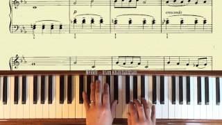 Piano Instruction Demo -- Melody Andantino Aram Khachaturian -- performed by Marcos Levy