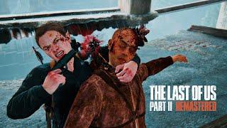 The Last Of Us Part II PS5 Remastered - Aggressive Stealth | Abby Seattle Day 2 Grounded | 4K60fps