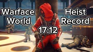 Warface Heist World Record Speedrun 17:12