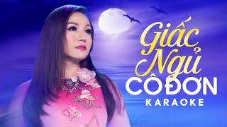 Karaoke GIẤC NGỦ CÔ ĐƠN - HOÀNG CHÂU Full  Beat