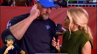 Detroit Lions fans will Remember this halftime INTERVIEW forever | Reaction