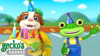 Tilly's Birthday Surprise Party | Gecko's Garage | Moonbug Kids - Play and Learn