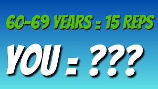 55+ Leg Strength: Are you Strong for your age?