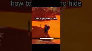 how to get inferno hide  #roblox #fisch