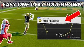 How to do the WIDE RECEIVER DOUBLE PASS in CFB 25!