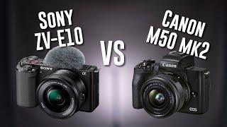 Sony ZV-E10 vs Canon M50 Mark II