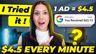 I TRIED TO EARN $4.50 Every Minute Watching Google Ads (MY RESULTS)