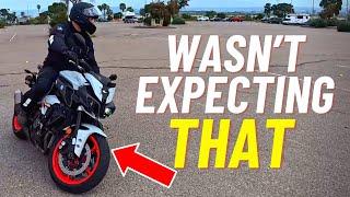 Mastering Slow Speed Turns With A 160hp Engine - Yamaha MT-10