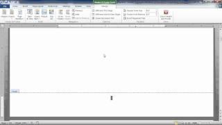 Word 2010 - Adding Page Numbers to Documents