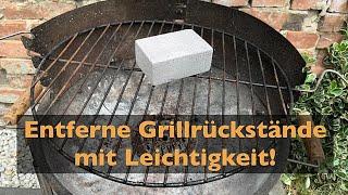  CleanAid Wonderstone BBQ Edition ▶ Grillrückstände OHNE Chemie leicht entfernen [100% Bims!!] 