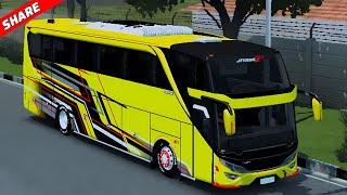 SHARE‼️LIVERY POLOSAN MOD BUSSID JB2+ SHD HINO RK ASxFM Full Mbois Free PPL Cuy!- bus simulator id