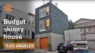 Skinny house in LA: affordable, minimal, modern home/office