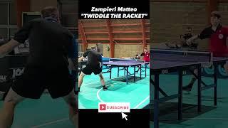 TABLE TENNIS "TWIDDLE THE RACKET" AND PUT THE OPPONENT IN DIFFICULT 