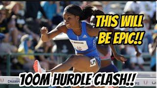 Exciting 100m hurdles @USATF NYC GRAND PRIX #sports #hurdles