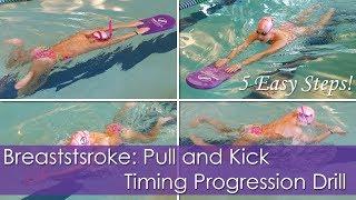 Breaststroke Timing Progression Drill in 5 Easy Steps!