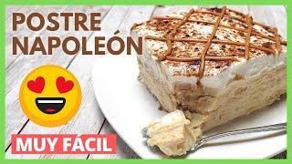 Como Hacer POSTRE NAPOLEÓN Con DUCALES  | Receta Original Fácil y Rápida