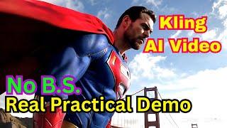 Kling AI Video - The First Real Practical Demo In YouTube - Create AI Video In Mobile