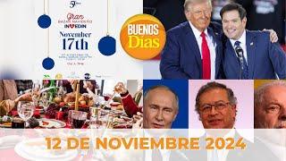 Noticias en la Mañana en Vivo ️ Buenos Días Martes 12 de Noviembre de 2024 - Venezuela