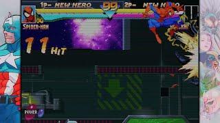 Marvel Superheroes | Spider-Man 24 hit air combo | (1/7/2025)