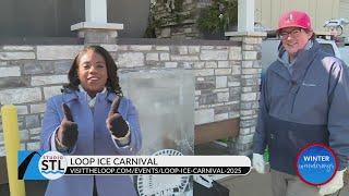 See intricate ice sculptures from Full Spectrum Ice at Delmar Loop’s Ice Carnival